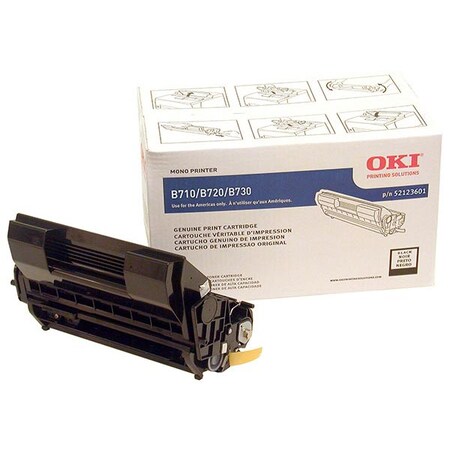 Oki OKI Toner Cartridge, 15,000 Yield 52123601